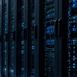 Racks de rede em data center